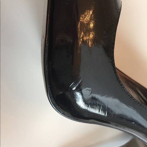 Steve Madden Open Toe Patent Pumps - Picture 3 of 4